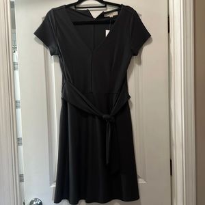 Size 8 belted beck neck loft dress NWTs - secret pockets!